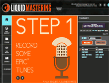 Tablet Screenshot of liquidmastering.com
